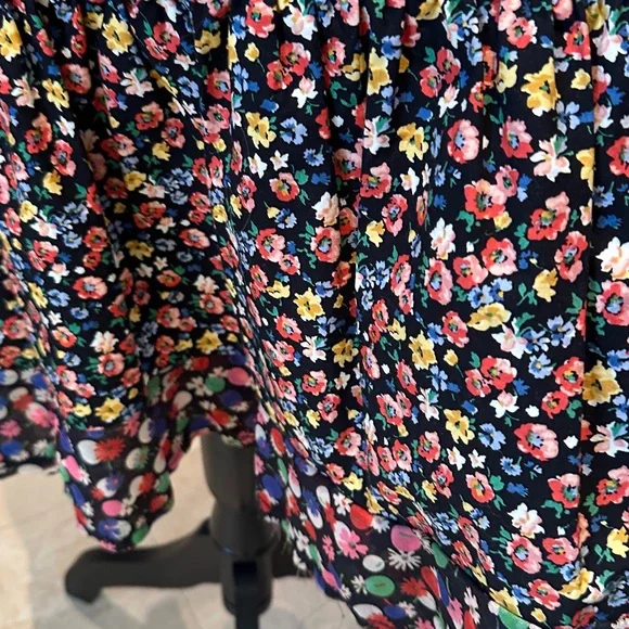 Tricot Comme Des Garcons vintage maxi print skirt in cotton
